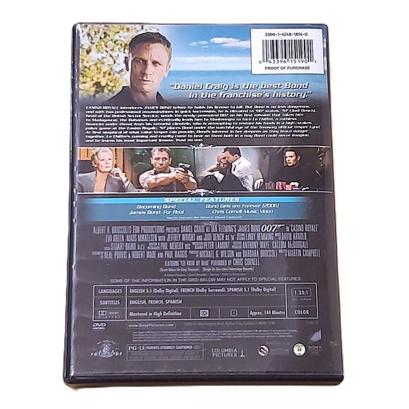“Casino Royale” (2006) – 2-Disc Full-Screen Edition DVD (Daniel Craig) - Picture 3 of 7